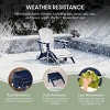 WestinTrends All-Weather Outdoor Patio Poly Adirondack Ottoman Footrest - 3 of 4