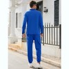 WhizMax Men's Half-Zip Golf Sportswear 21-Piece Hooded Tracksuit for Casual Running Sports Set - 4 of 4