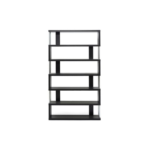 78 Modern Steel Etagere Bookshelf Display Shelving 6-Shelf in