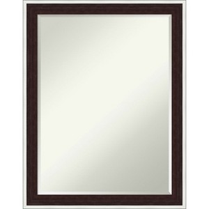 Amanti Art Maya Half-Inch-Bevel Framed Bathroom Vanity Wall Mirror - 1 of 4