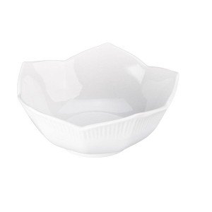 BIA Cordon Bleu Lotus Bowl - 6-Inch Asian White Porcelain Serving Dish, 10 Oz. Capacity - Oven, Microwave, Dishwasher Safe - 1 of 1