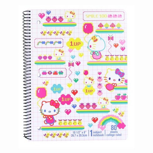 Inkology Hello Kitty And Friends Spiral Notebook