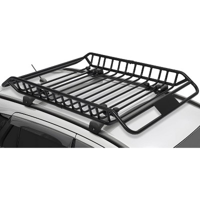 "63" Steel Roof Basket Carrier, 220LBS Load Capacity, Universal Fit, Truck & Car Luggage