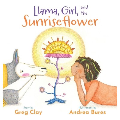 Llama, Girl, and the Sunriseflower - by Greg Clay