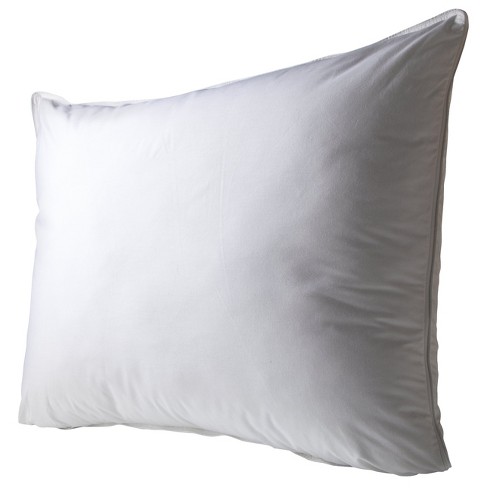 2 In 1 Reversible Gel Foam And Fiber Pillow White Target