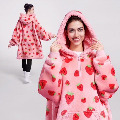 Joyfy Wearable Blanket Hoodie For Women Oversized Flannel Fleece Sweatshirt Blanket Cozy Warm Blanket Birthday Gifts For Adults Women Target