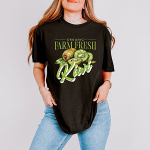 Simply Sage Market Farm Fresh Kiwi Watercolor Garment Dyed Tee - 1 of 4