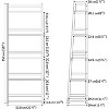 LunaLulinlk Industrial Modern Storage Shelves, Small Desk Organizer for Bedroom Storage, Home Office Book Stand,Living Room,Balcony,Kitchen Shelf - 2 of 4