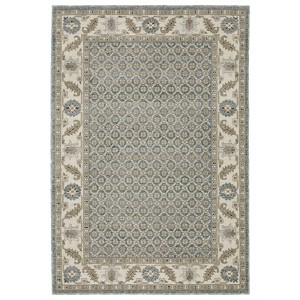 Oriental Weavers Andorra 2429A Blue/ Ivory Indoor Area Rug - 3'3" x 5'2" - 1 of 4