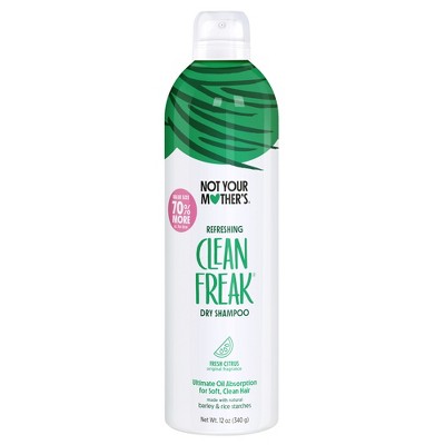 Not Your Mother's Clean Freak Original Citrus Dry Shampoo for All Hair Types - 12oz