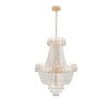 DOMETOUR Gold Crystal Chandeliers, Large Luxury Ceiling Lighting for Living Room, Dining Room, Bedroom, Hallway (Without Bulb) - 4 of 4