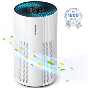 Xenonlab Air Purifiers for Home Covers Up to 1500 Sq Ft,, HEPA Air Purifier with 20dB, Air Purifier for Pets Dust Smoke Pollen Dander Smell white - 1 of 4