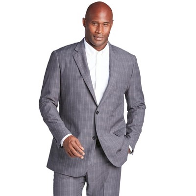 Haggar H26 Men's Big & Tall Tailored Fit Premium Stretch Suit Jacket - Black  48r : Target