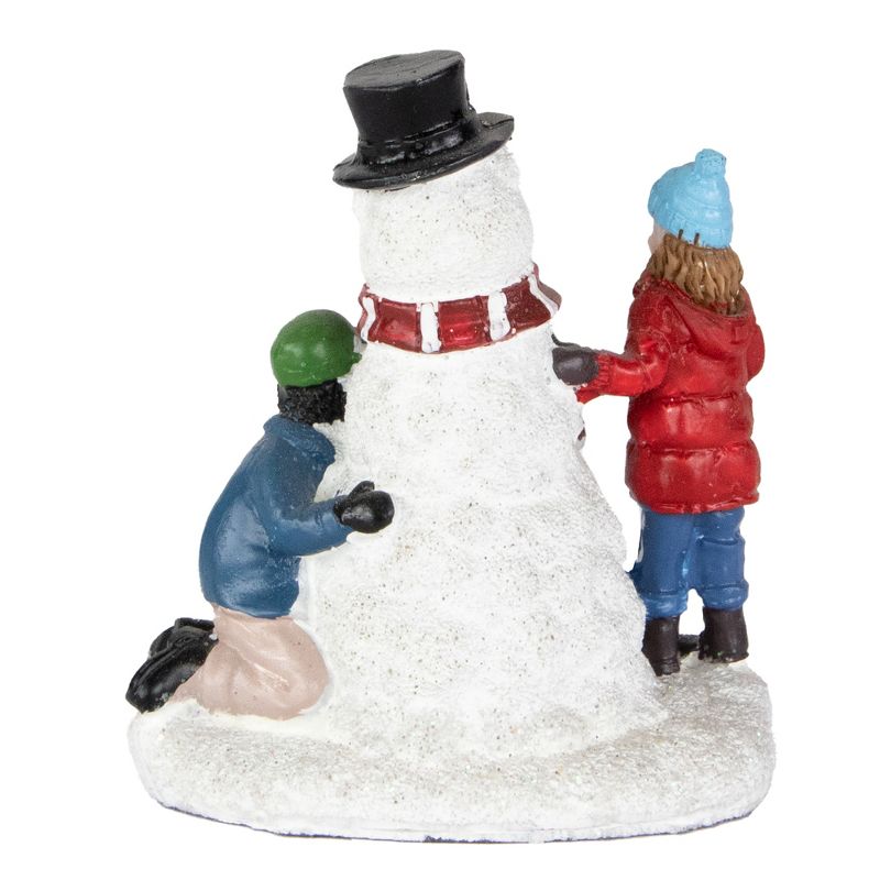 Northlight Children Build a Snowman Christmas Village Display, 4 of 7