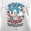 Sonic The Hedgehog Classic Food Frenzy Crew Neck Short Sleeve Women's White T-shirt - 2 of 3