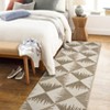 Area Rugs Living Room Modern Geometric Carpet Non-Slip Low Pile Machine Washable Accent Rug - 3 of 4