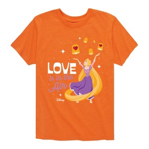 Girls' - Disney Princess - Love is in the Air Short Sleeve Graphic T-Shirt - 1 of 4