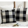 LISM 18x18 Inch Christmas Classic Buffalo Plaid Pillow Covers Pack of 2 - 3 of 4