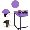 Vynxaria GT 3-Piece Violet Carbon Fiber Wrap Coffee & End Table Set - 4 of 4
