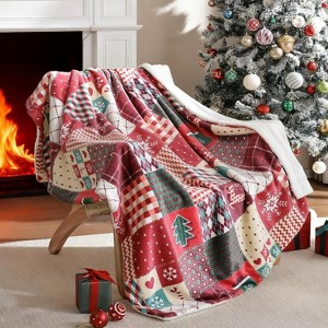 Lomsoe Christmas Throw Blanket Flannel Blanket for Couch and Bed, Lightweight Cozy Blanket Christmas Decor Christmas Gift. - 1 of 4