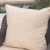 Julian 5pc Faux Wicker Swivel Club Chair & Square Fire Pit Set - Dark Brown/Dark Gray - Christopher Knight Home - 4 of 4