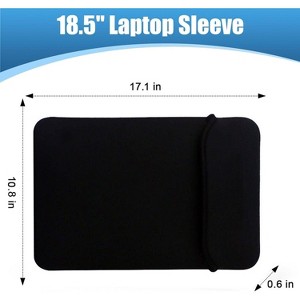 18.5 inch Laptop Sleeve Case Storage Bag, Portable Computer Cover Bag for 18.5 inch Monitor, Laptop Notebook Computer Gaming Display Protective Travel - 1 of 4
