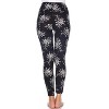 Women's One Size Fits Most Printed Leggings - One Size Fits Most - White Mark - 3 of 3