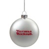 Northlight Norman Rockwell Christmas Disc  Glass Ornaments - 3" - Set of 3 - 3 of 4