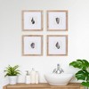 Plum & Post Seashell Petite Prints Set of 4 - 4 of 4