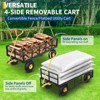 Steel Garden Cart - Steel Frame, Heavy Duty, Garden Trolley, Utility Cart, Outdoor Garden Equipment - 2 of 4