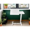 Gulches Folding Overbed Bedside Desk - Mobile Rolling Laptop Stand, Height Adjustable Tray Table for Bed Sofa (Back-to-School) - 3 of 4