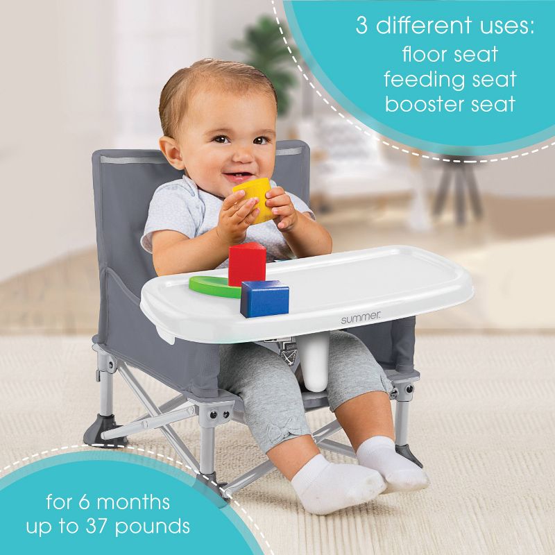 Summer Infant Pop 'N Sit Portable Infant Booster Seat, 3 of 16