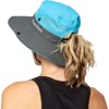 BEAFUP Women’s Foldable Sun Hat with Breathable Mesh,Adjustable Chin Strap & Ponytail Hole - for Beach,Hiking,Outdoor - 2 of 4