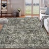 Vintage Area Rugs for Living Room, Washable Carpet Indoor Non Slip Large Area Rugs, Soft Low Pile Rug Foldable Floor Rug - 2 of 4