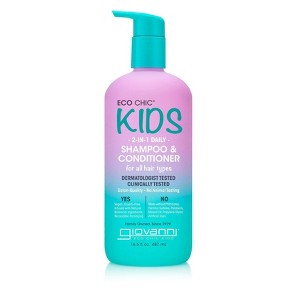 Giovanni Eco Chic Kids' 2-in-1 Daily Shampoo & Conditioner - 16.5oz - 1 of 3