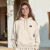 Dalix Butterfly Embroidery Sweatsuit Set Hoodie Jogger Soft Fleece Relaxed Fit Lounge Womens - 4 of 4