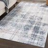 Luxe Weavers Distressed Plaid Abstract Modern Farmhouse Area Rug - image 2 of 4