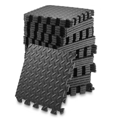 Balancefrom Fitness 24 Square Foot Interlocking Extra Thick 1/2 Inch High  Density Nonslip Exercise Mat Tiles With 6 24 X 24 Inch Pieces, Gray : Target