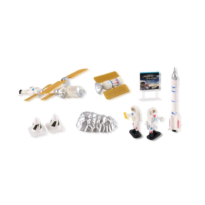 Insten 15 Piece Space Toys Vehicle Playset With Rockets, Satellites, Rovers & Cars, 5 of 8