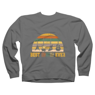 Adult Design By Humans Best Guitar Dad Ever Music Guitar Chord By BaoMinh Sweatshirt