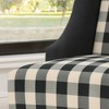 Modern Wingback Chair with High Back and Birch Wood Legs, Upholstered Accent Chair for Living Room or Bedroom, Christopher Knight Home Arm Chair - 3 of 4