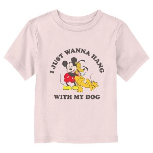 Mickey & Friends I Just Wanna Hang With My Dog T-Shirt - 1 of 3