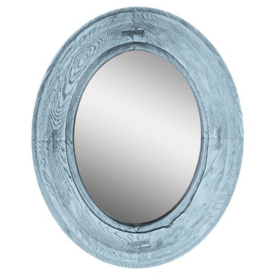 18" x 22" Oval Rustic Decorative Mirror - PTM Images