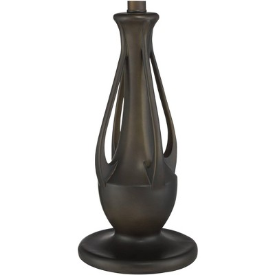 Bronze Stained Glass Traditional Accent Table Lamp 23" High