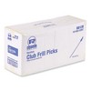 AmerCareRoyal Cellophane-Frill Wood Picks, Bamboo, 4" Assorted, 10,000/Carton - 3 of 4
