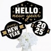 Big Dot of Happiness Hello New Year - 2025 NYE Party Centerpiece Sticks - Table Toppers - Set of 15 - 2 of 4
