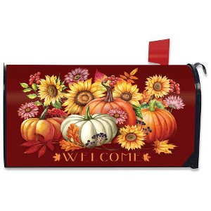 Briarwood Lane Fall Beauty Floral Magnetic Mailbox Cover Welcome - 1 of 3
