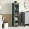 TiramisuBest White freestanding floor storage cabinet with adjustable shelves, 4 drawers and 1 door - 4 of 4