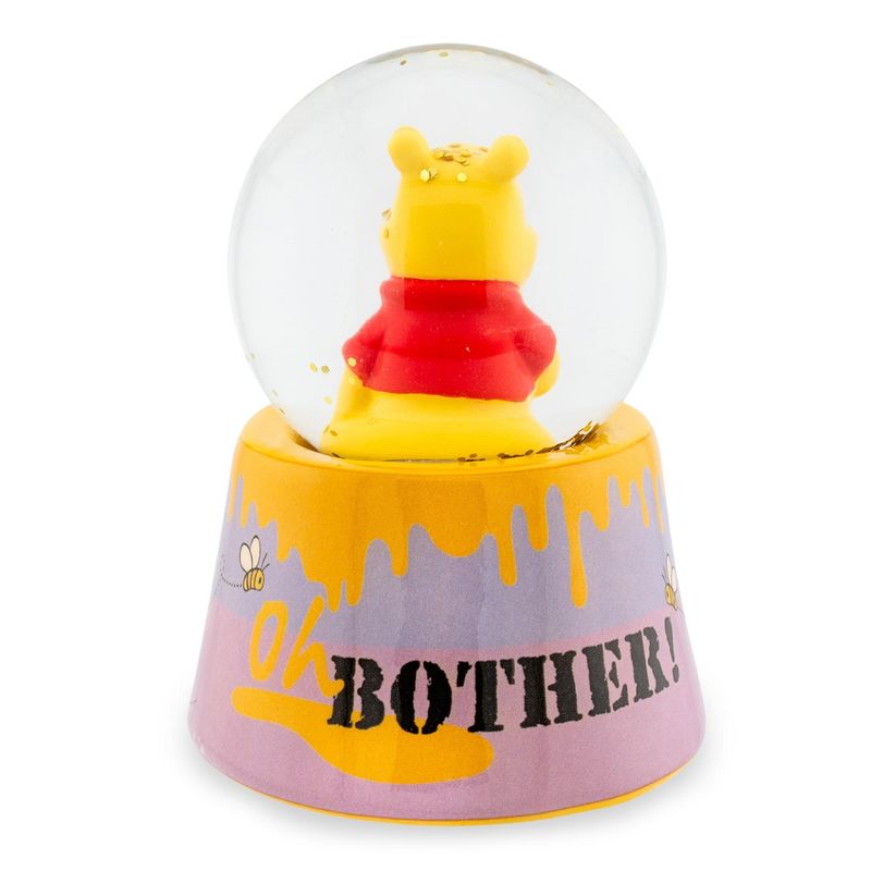 Silver Buffalo Disney Winnie the Pooh "Oh, Bother" Light-Up Mini Snow Globe | 2.75 Inches Tall, 3 of 10