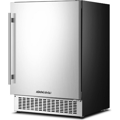 24-inch fridge,180 Cans,304 Stainless Steel Door,LED light,Adjustable shelves,Quiet Compressor,Smart digital control cooler,Automatic defrosting